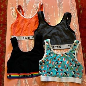 Tomboy X lot of essential soft bras
